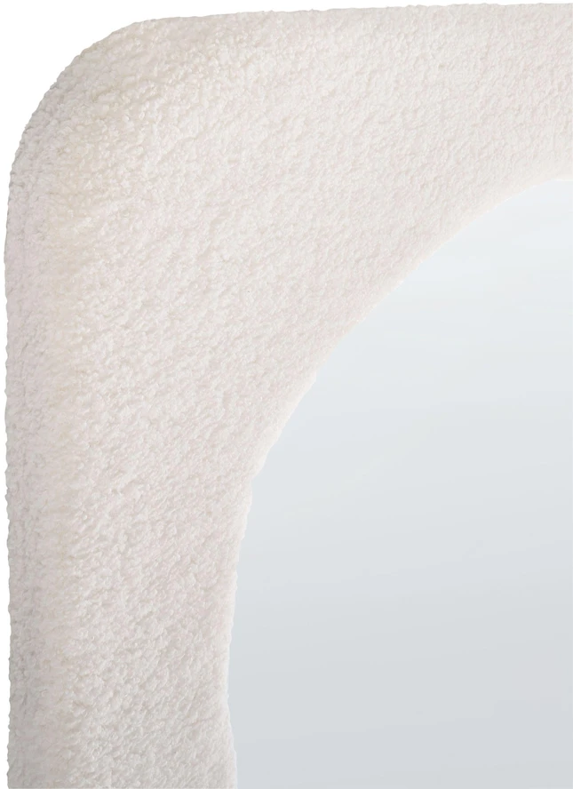 Beliani Sieninis veidrodis QUIMPER 70 × 170 cm, balkšvas