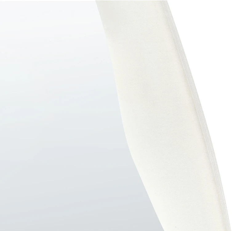 Beliani Sieninis veidrodis REIGNY 57 cm 160 cm, veliūrinis, baltas