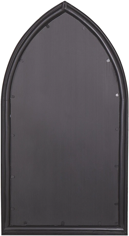Beliani Sieninis veidrodis TRELLY 62 cm 113 cm metalinis juodas