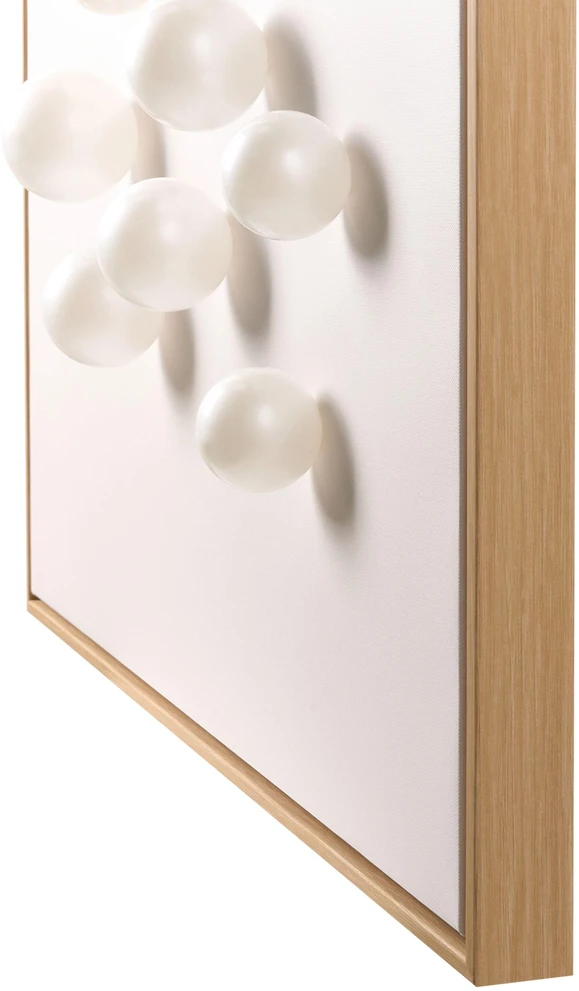Beliani Sienų dekoracija BANTRY 103 cm balta