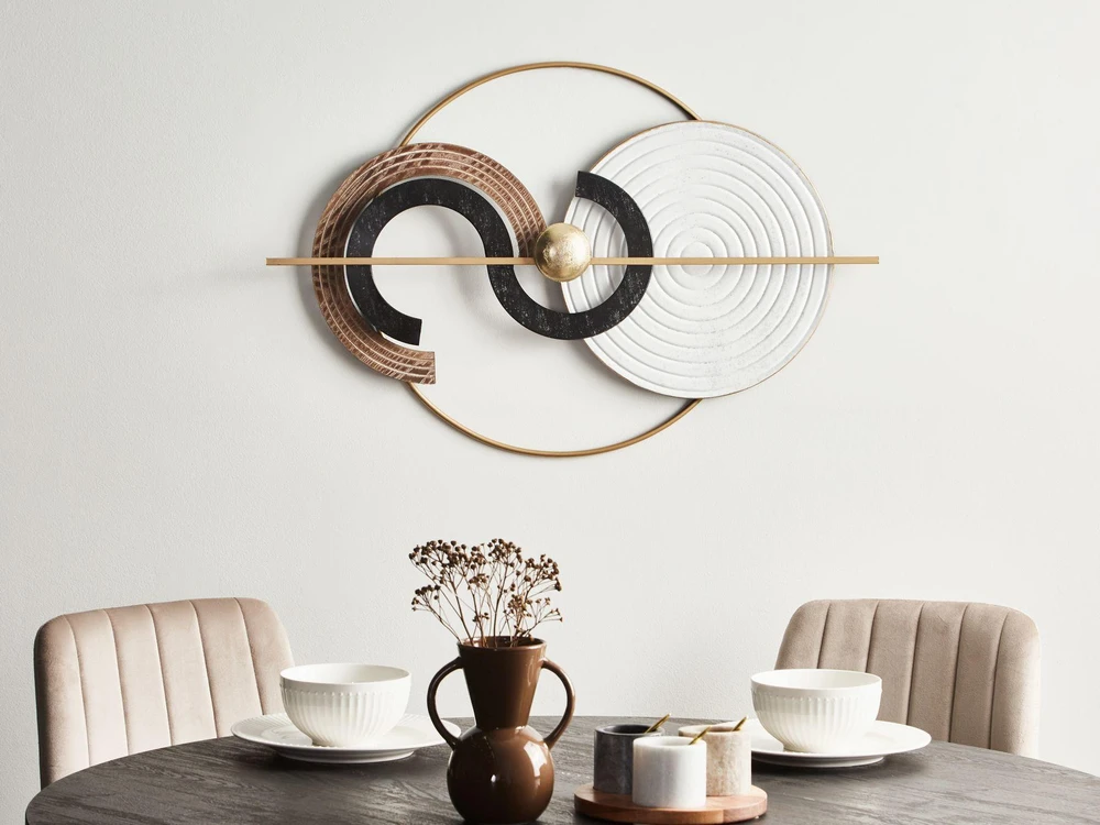 Beliani Sienų dekoracija BRAGA, metalinė, 55 cm, spalvota