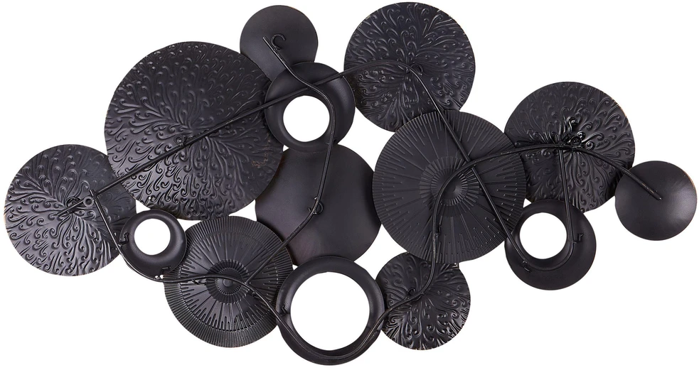 Beliani Sienų dekoracija BROMINE metalinė 69 cm auksinės spalvos