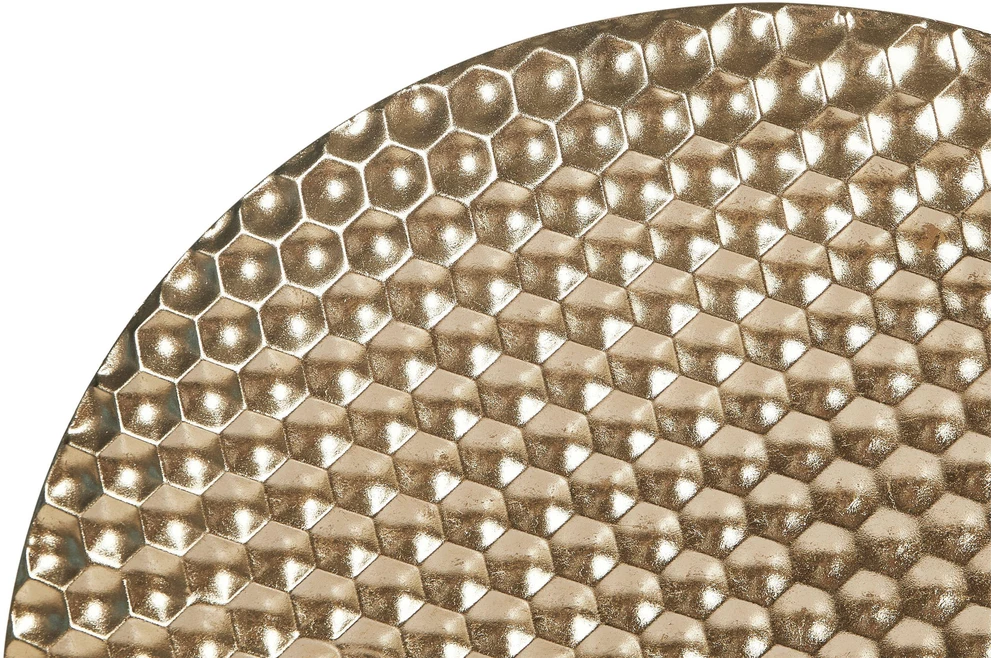 Beliani Sienų dekoracija CAMARATE metalinė 60 cm auksinė