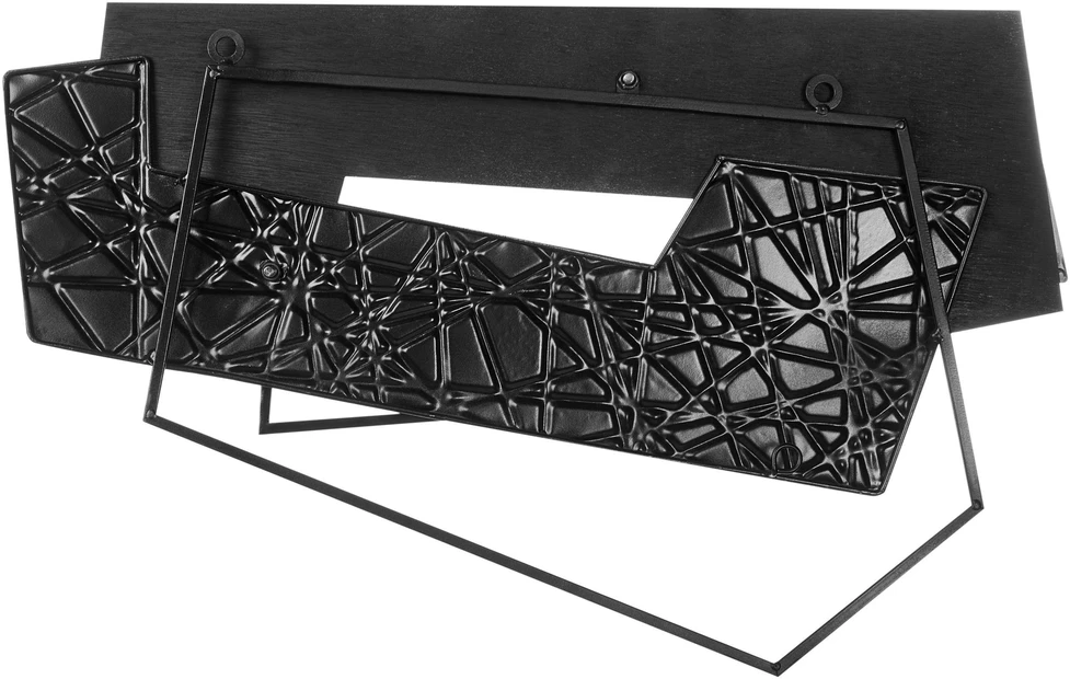 Beliani Sienų dekoracija ENNIS Metal 36 cm Ruda