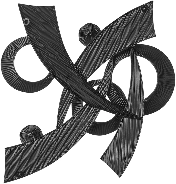 Beliani Sienų dekoracija FENIT Metal 54 cm auksinė