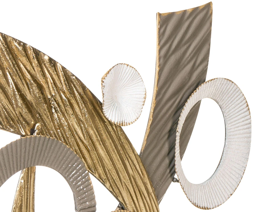 Beliani Sienų dekoracija FENIT Metal 54 cm auksinė