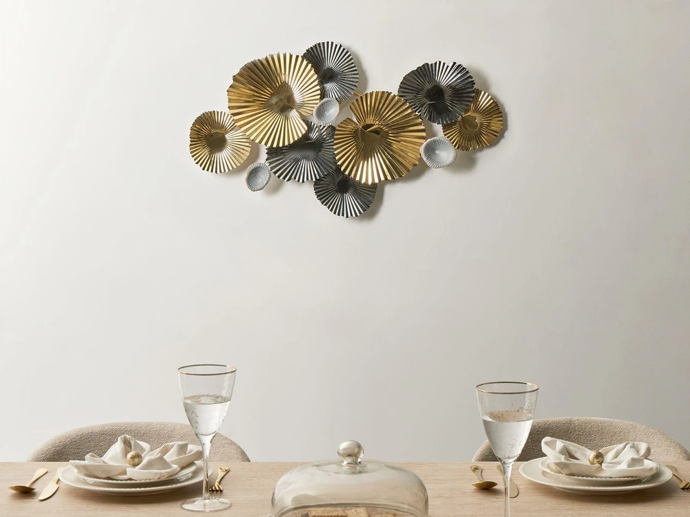 Beliani Sienų dekoracija FRANCIUM metalinė 50 cm spalvota