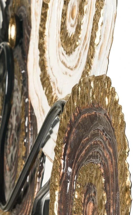 Beliani Sienų dekoracija IRIDIUM metalinė 55 cm spalvota