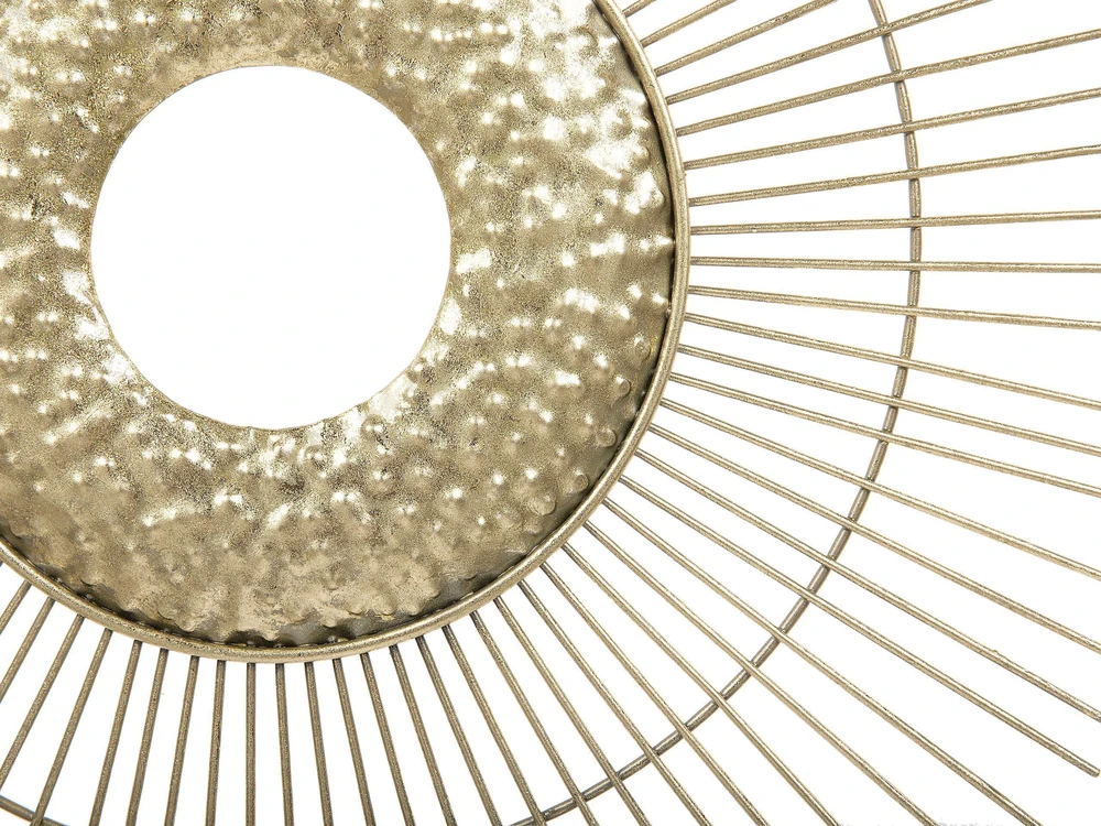 Beliani Sienų dekoracija MERCURY 50 cm, metalinė, auksinė
