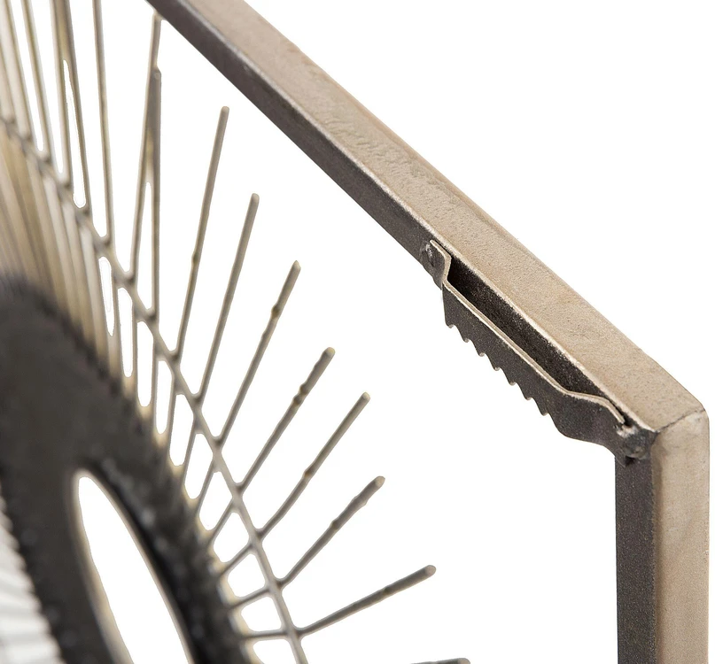 Beliani Sienų dekoracija MERCURY 50 cm, metalinė, auksinė