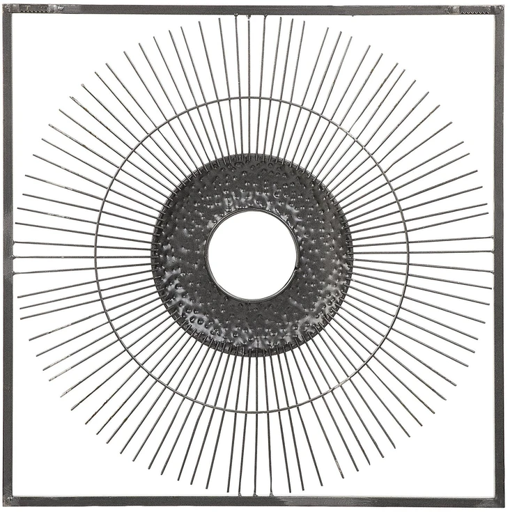 Beliani Sienų dekoracija MERCURY 50 cm, metalinė, auksinė