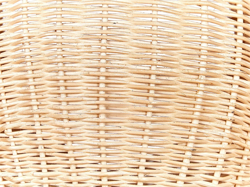 Beliani Sienų dekoracija Słoń GRUNEY rotango 83 cm natūrali
