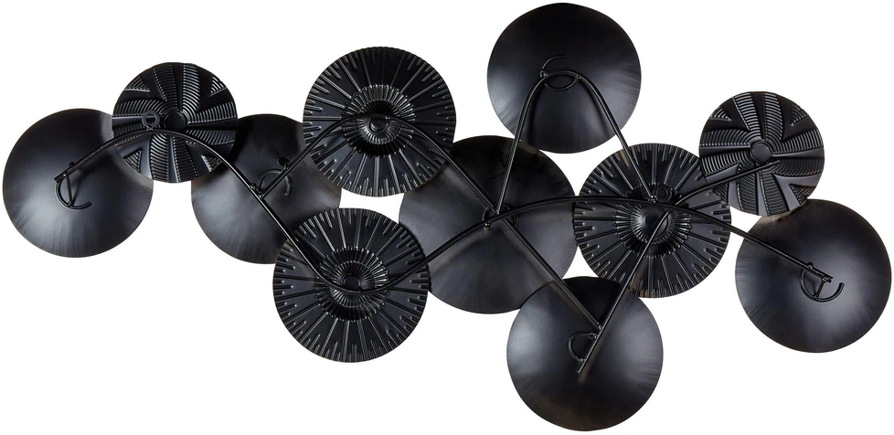 Beliani Sienų dekoracija THALLIUM metalinė 45 cm auksinė