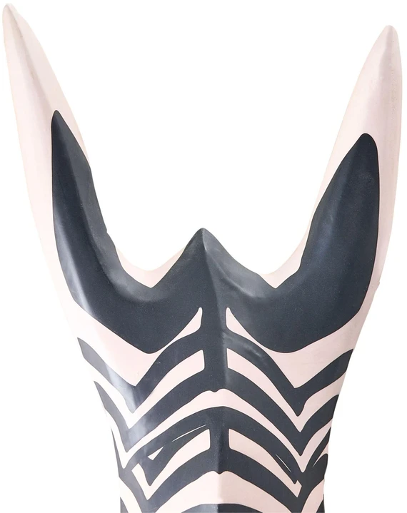 Beliani Sienų dekoracija Zebra GBOKO, mango mediena, 80 cm, juoda/balta