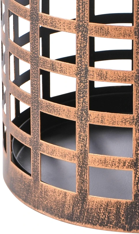 Beliani Skėčių stovas MALABO metalinis varinis