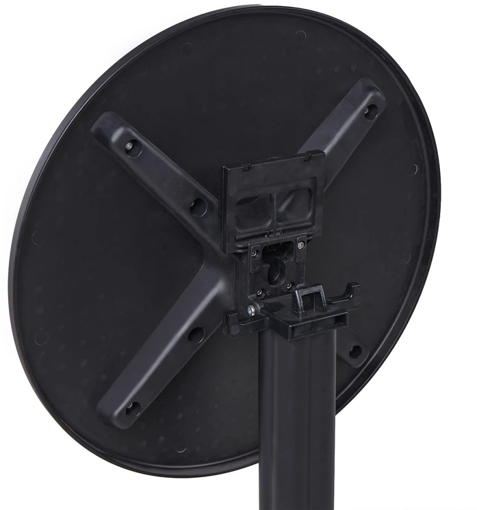 Beliani Sodo baro stalas LEGRENA 60 cm 60 cm juodas