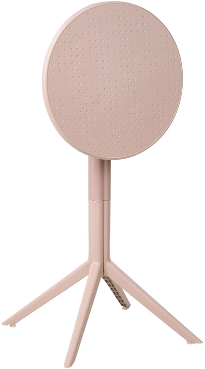 Beliani Sodo baro stalas LEGRENA 60 cm 60 cm smėlio spalvos