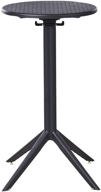 Beliani Sodo baro stalas LEGRENA 60 cm 60 cm juodas