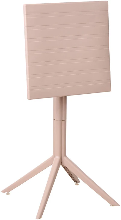 Beliani Sodo baro stalas LEMNOS 60 cm 60 cm smėlio spalvos