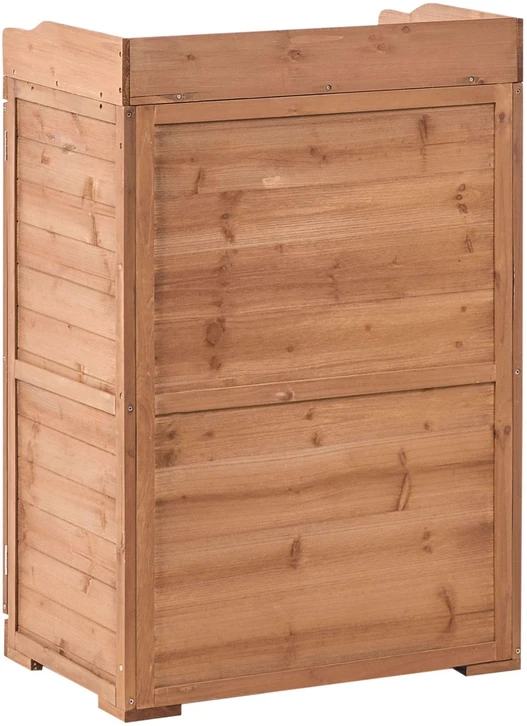 Beliani Sodo darbastalis TEREVILLE, 67 × 100 cm, eglės mediena, rudas