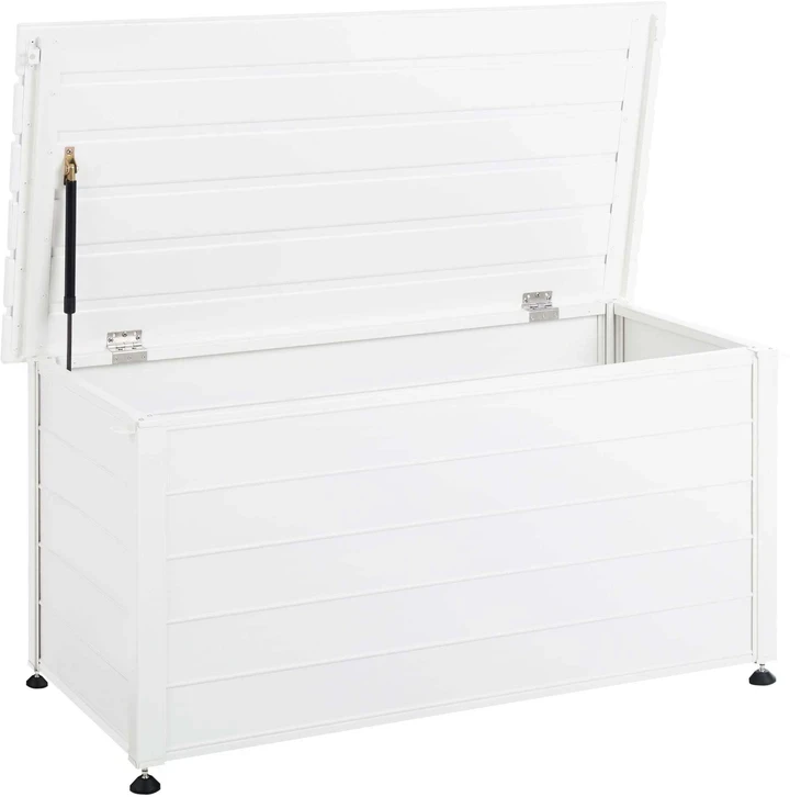Beliani Sodo dėžė CAMPALTO 123 cm 60 cm balta