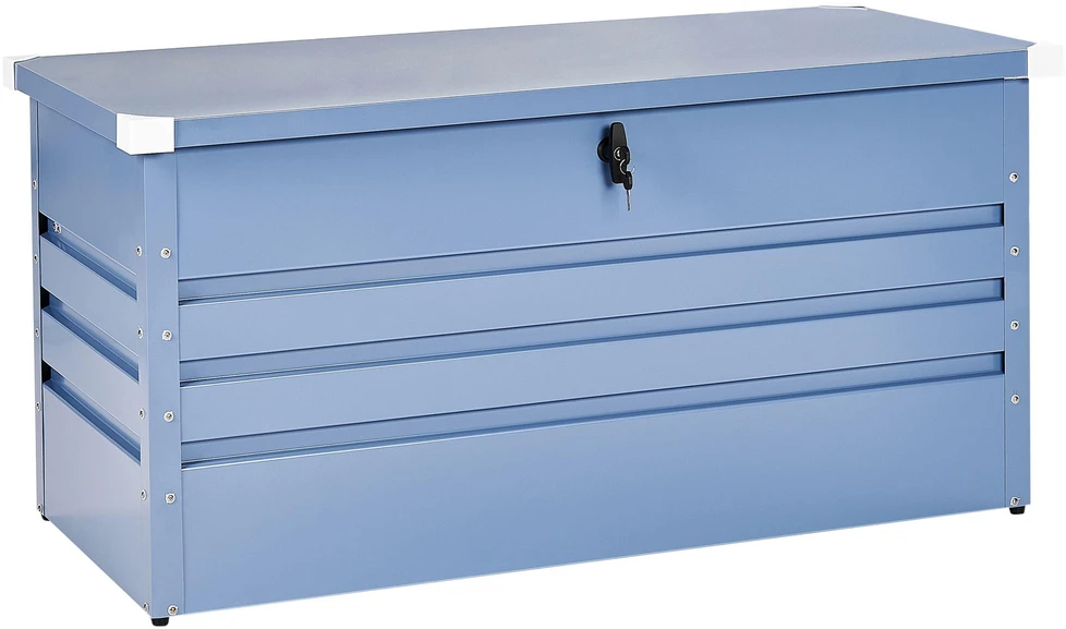 Beliani Sodo dėžė CEBROSA 132 cm 62 cm, mėlyna