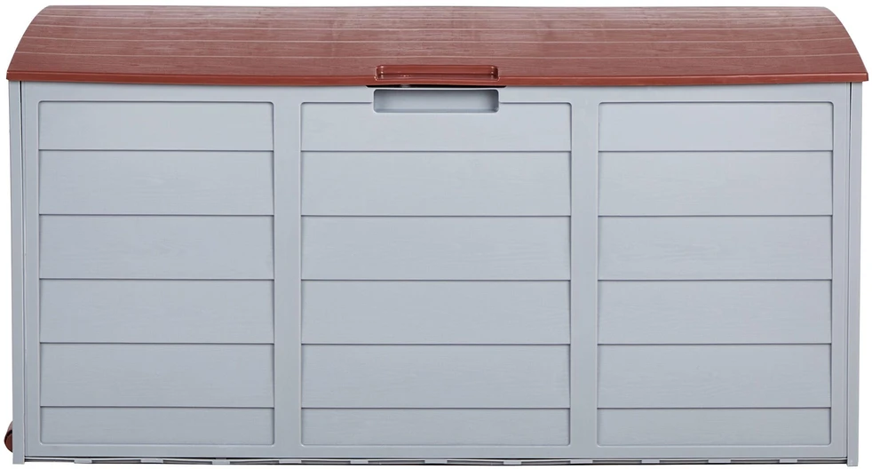 Beliani Sodo dėžė LOCARNO 112 cm 50 cm ruda