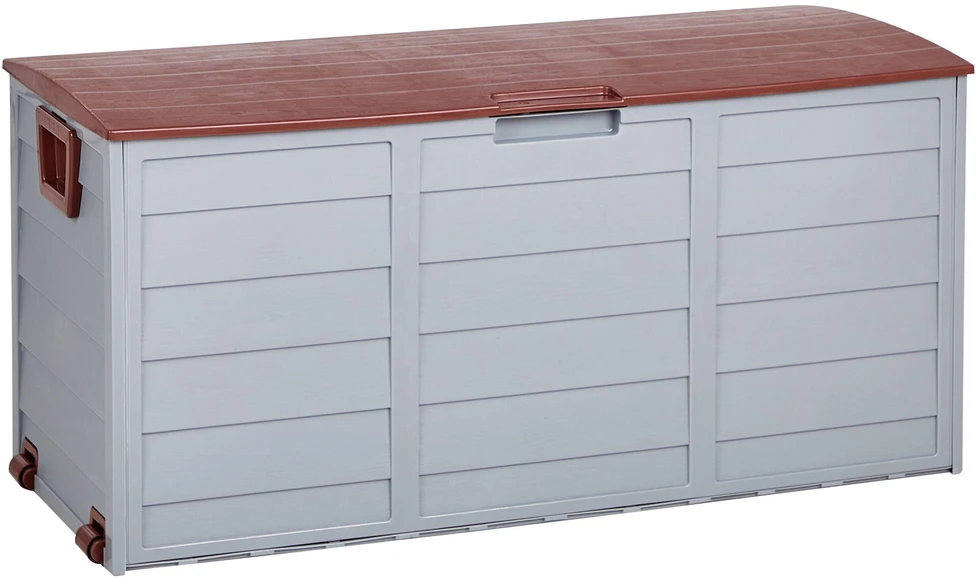 Beliani Sodo dėžė LOCARNO 112 cm 50 cm ruda