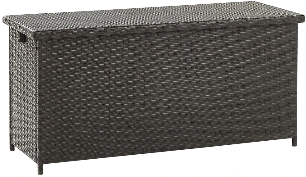 Beliani Sodo dėžė MODENA 126 cm 46 cm Ruda