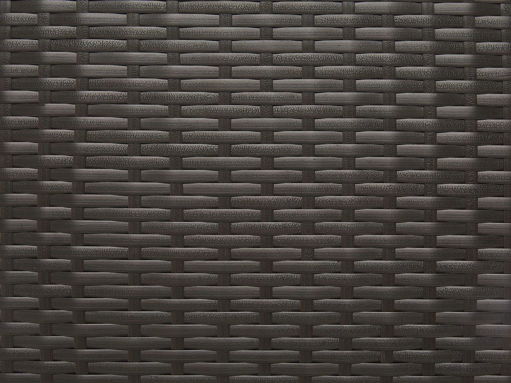 Beliani Sodo dėžė MODENA 155 cm 75 cm technorotangas, ruda