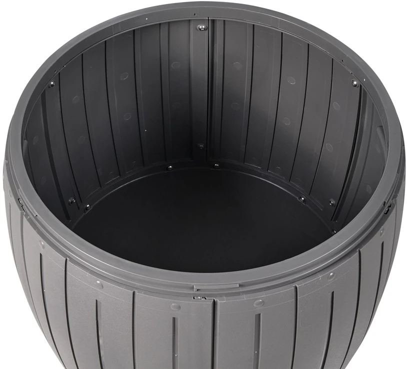 Beliani Sodo dėžė PRINOS 56 cm 56 cm Pilka
