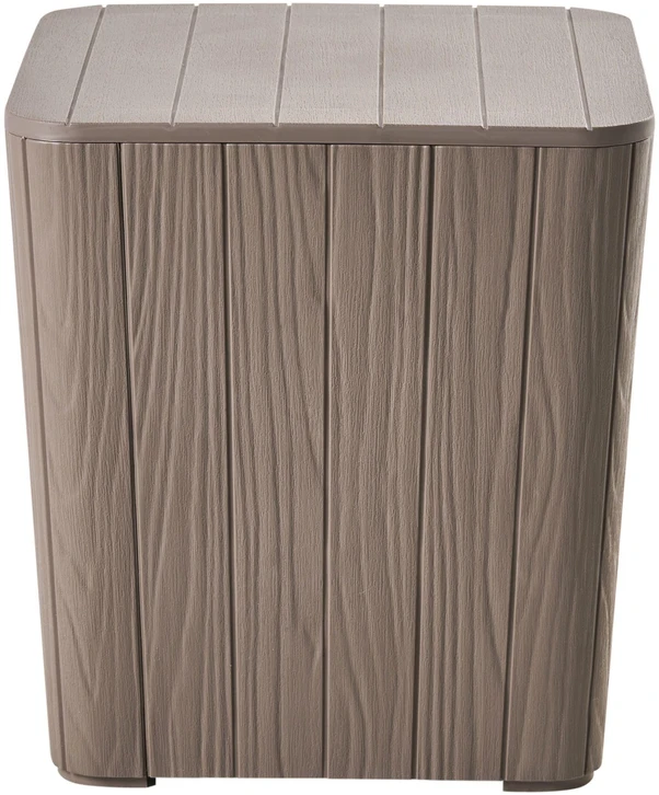 Beliani Sodo dėžė SARANDI 40 cm 40 cm smėlio spalvos