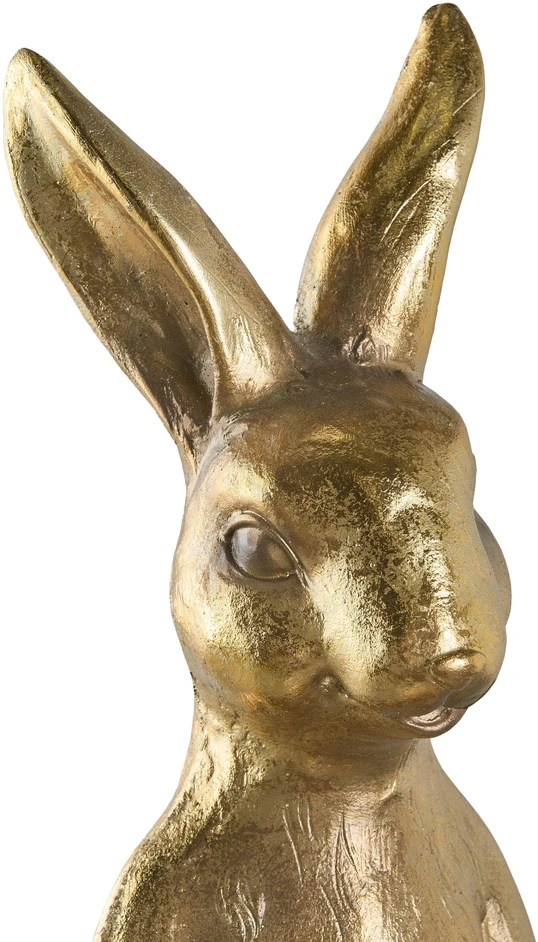 Beliani Sodo figūrėlė SKAMBY Triušis auksinė