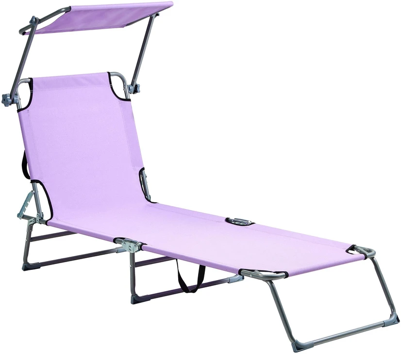 Beliani Sodo gultas FOLIGNO atlenkiamas metalinis violetinis