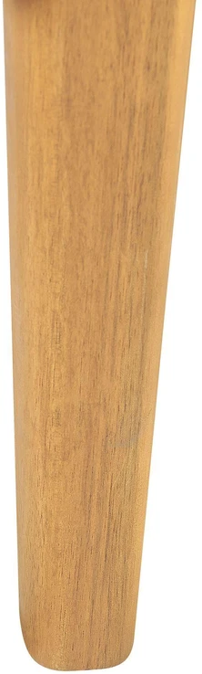 Beliani Sodo kavos staliukas BARATTI 70 cm 70 cm akacijos mediena rudas
