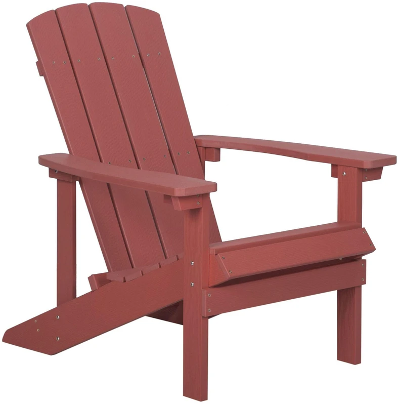 Beliani Sodo kėdė ADIRONDACK Raudona
