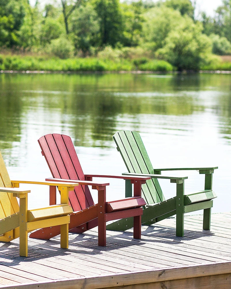 Beliani Sodo kėdė ADIRONDACK žalia