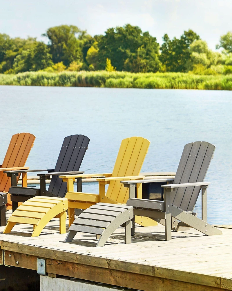 Beliani Sodo kojų atrama ADIRONDACK turkio spalvos