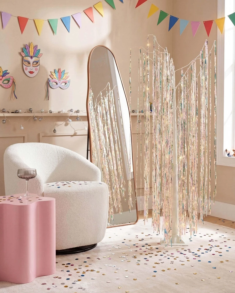 Beliani Sodo LED dekoracija BOREN medis 163 cm spalvotas
