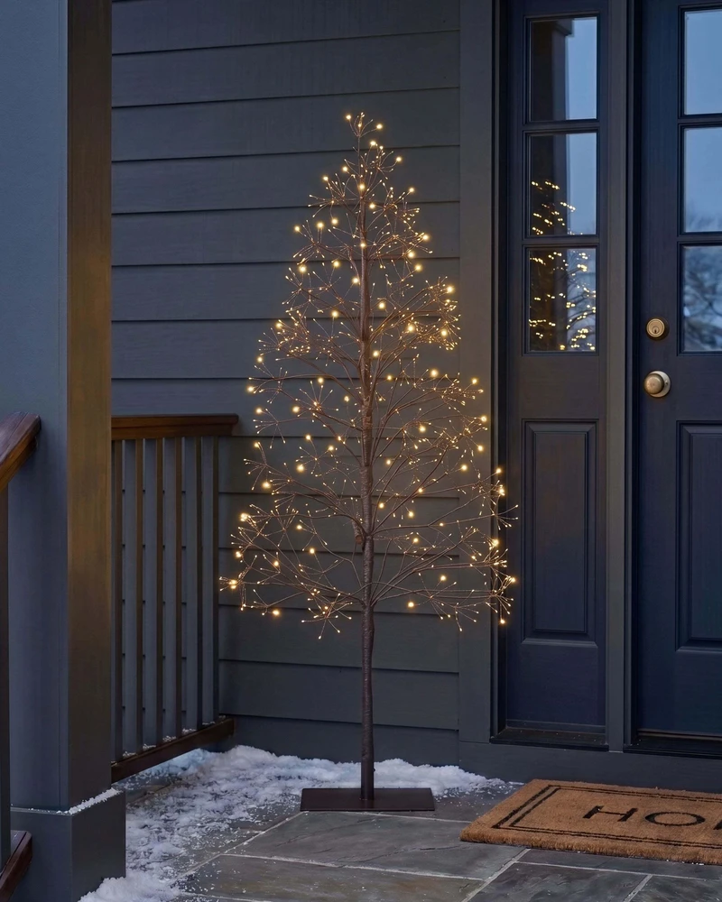 Beliani Sodo LED dekoracija LONKARI Medelis 150 cm Ruda