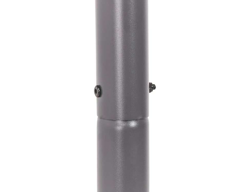 Beliani Sodo pavėsinė AVENTINE metalinė 300 cm 300 cm pilka