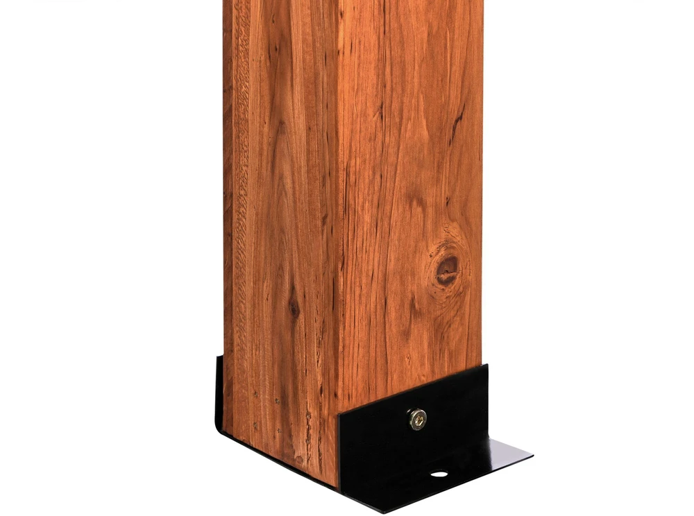 Beliani Sodo pavėsinė SECCHIA, kėnio mediena, 296 cm x 350 cm, ruda/pilka