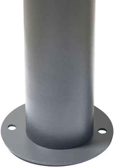Beliani Sodo pavėsinė VIMINO Metal 282 cm 294 cm tamsiai pilka