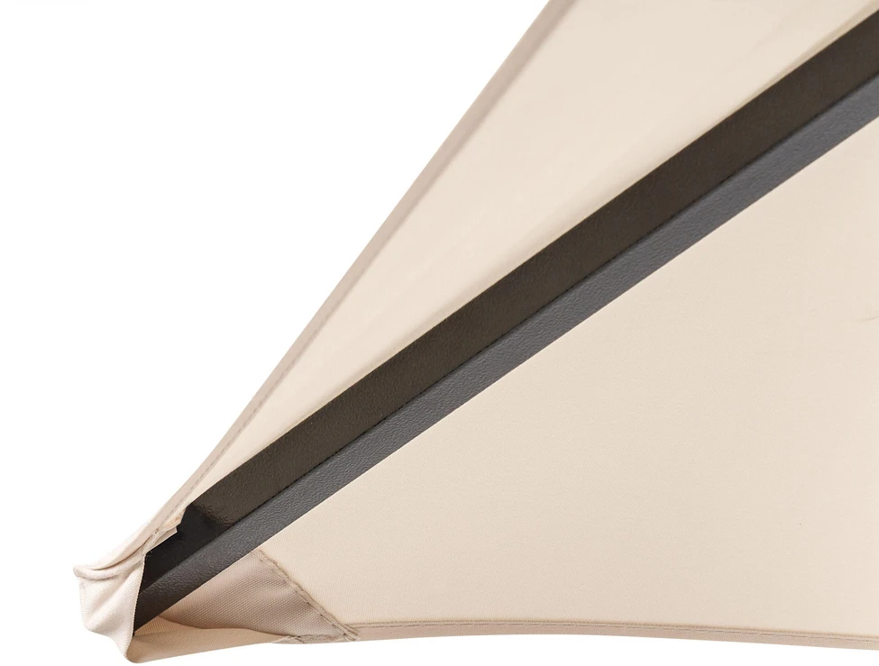 Beliani Sodo paviljonas NARO Metal 240 cm 148 cm smėlio spalvos