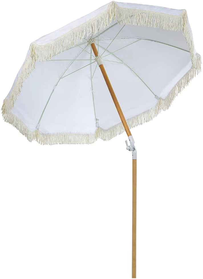 Beliani Sodo skėtis 150 cm MONDELLO Baltas
