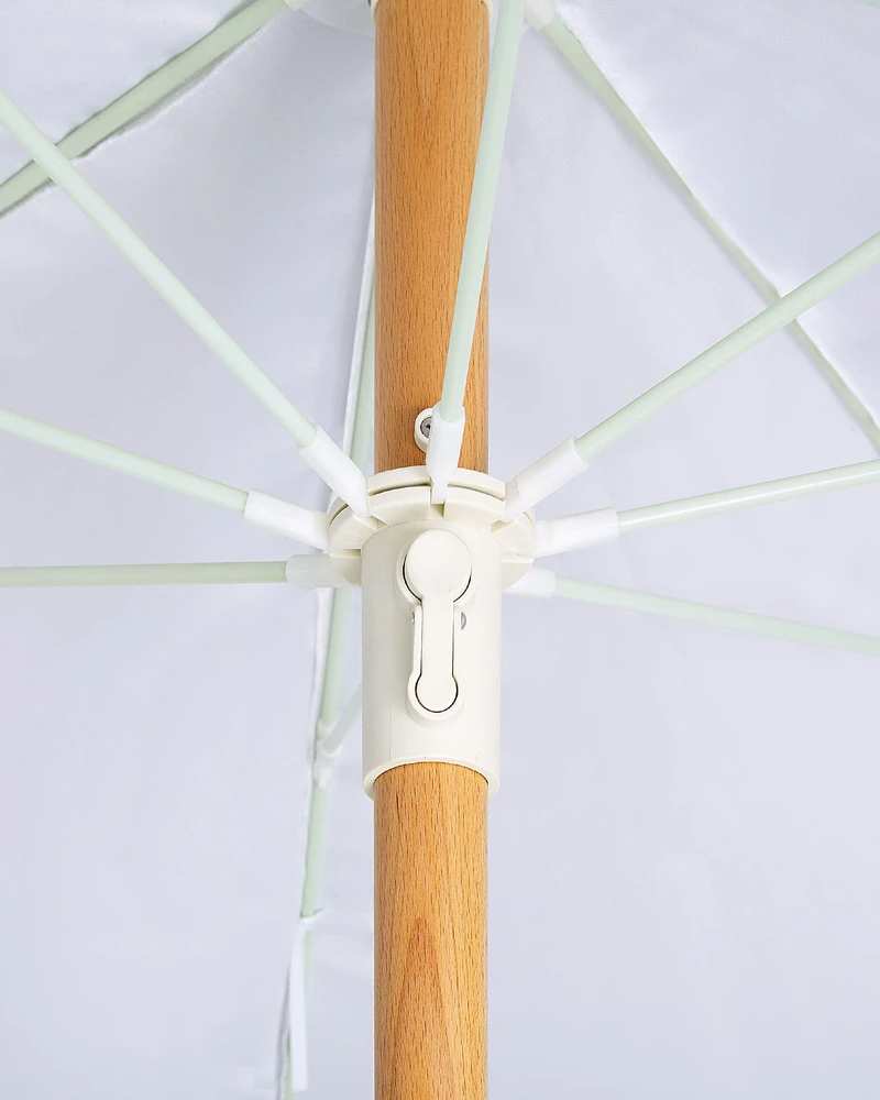 Beliani Sodo skėtis 150 cm MONDELLO Baltas