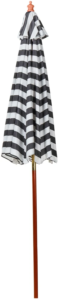 Beliani Sodo skėtis 260 cm FERENTILLO juodas/baltas