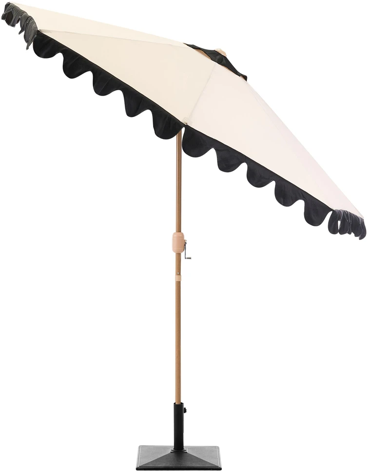 Beliani Sodo skėtis 270 cm ISOLOTTO, smėlio spalvos