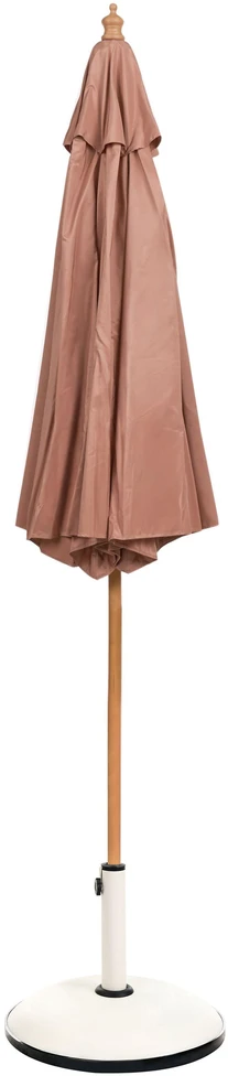 Beliani Sodo skėtis 270 cm TOSCANA rudas