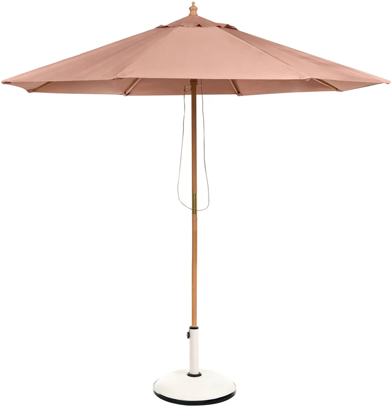 Beliani Sodo skėtis 270 cm TOSCANA rudas